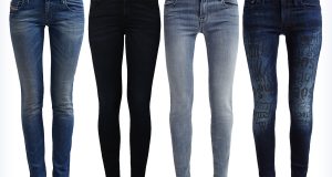 Modne damskie jeansy slim fit