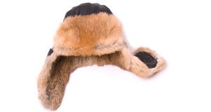 Zimowa futrzana czapka