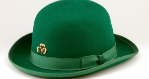 Damski mały zielony kapelusz