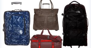 Damskie kolorowe walizki i torby podróżne