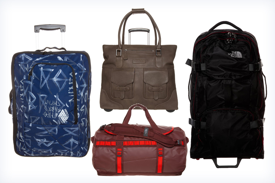 Damskie kolorowe walizki i torby podróżne